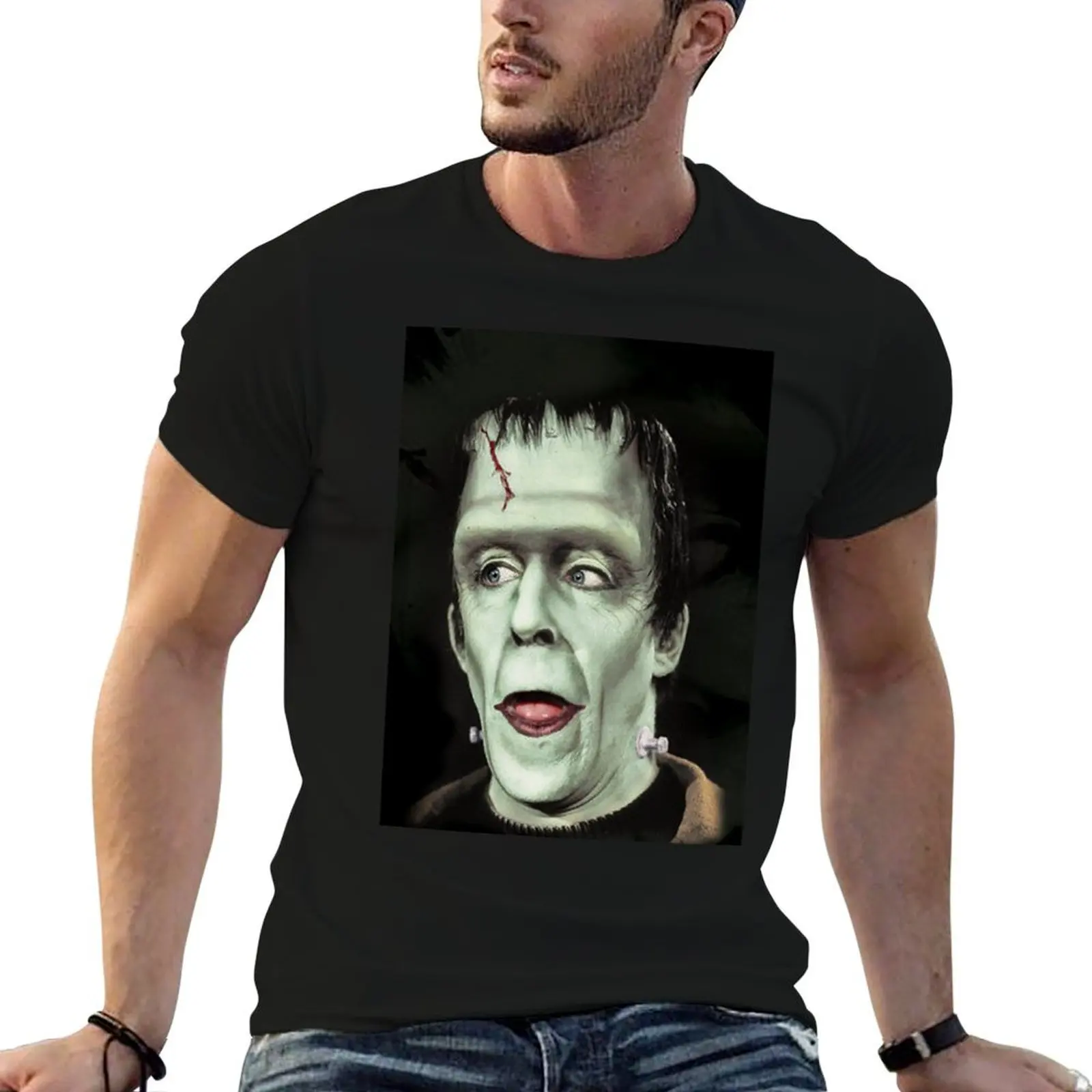 

print shirt for custom Herman cotton 100 t man percent shirt Munster t T-Shirt