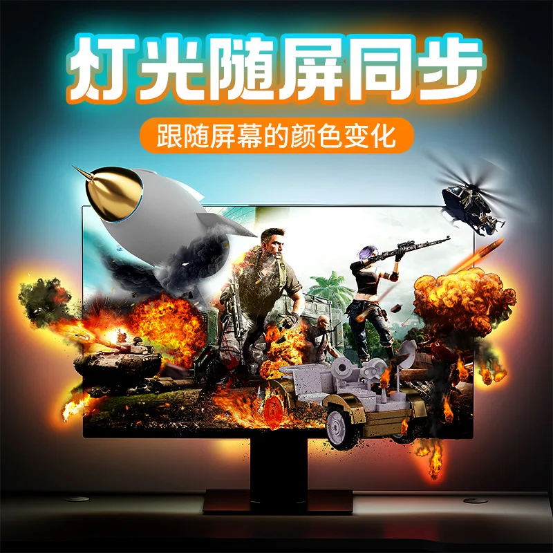 skydimo-rgb-カラーシンクスクリーンバックライト-led-ストリップライト-usb-電源ゲーミングデスクトップ周囲照明ゲーマー向け