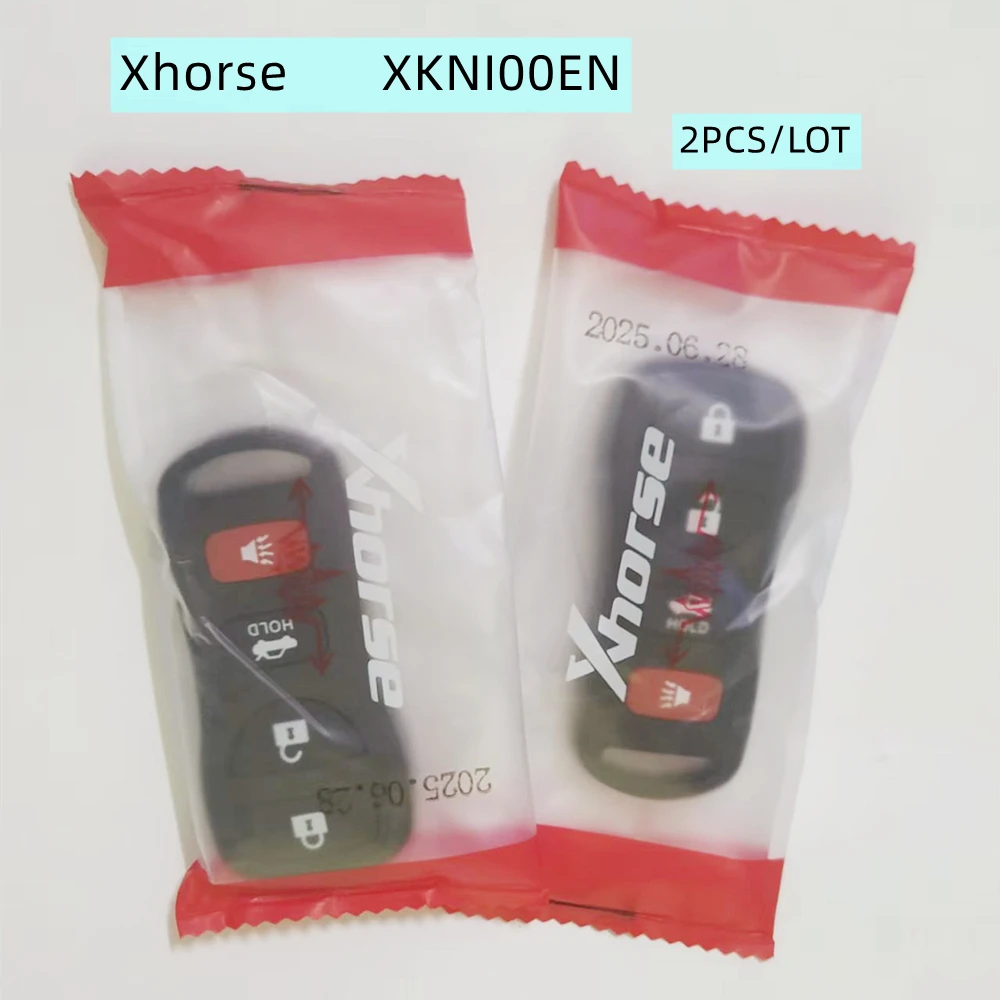 

2 шт./лот Xhorse XKNI00EN универсальный проводной дистанционный ключ 3 + 1 4 кнопки для Nissan Type XKNI00EN английский ключ
