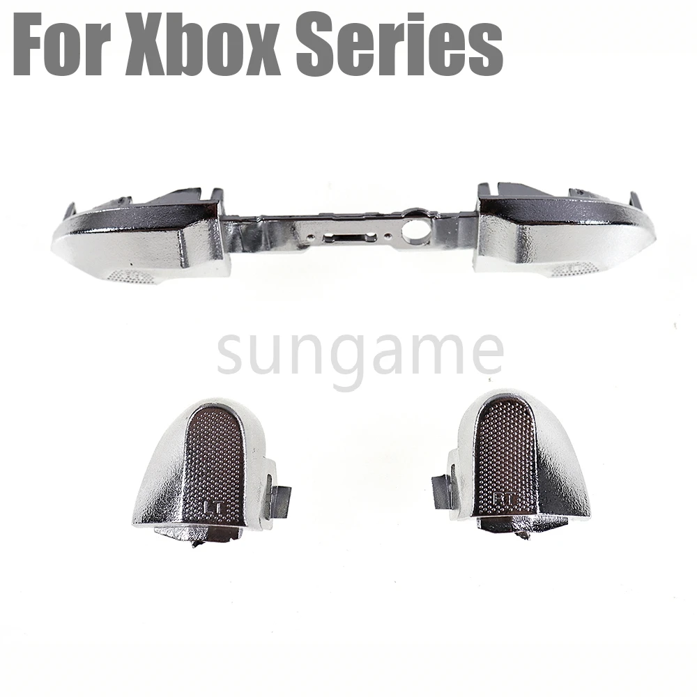 20sets For Xbox Series X S Controller Electroplated Sliver LB RB Strip and LT RT Buttons