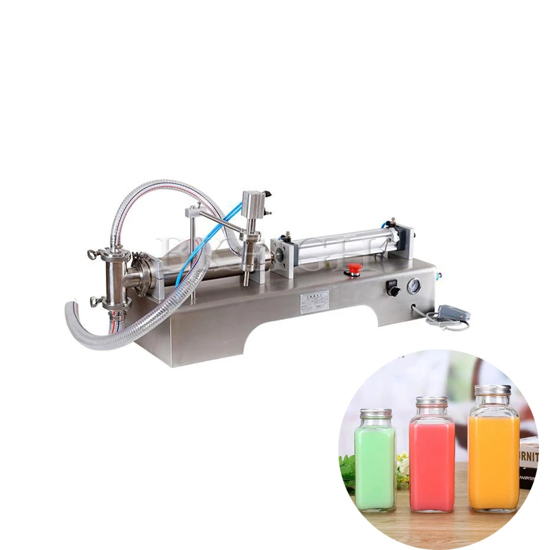 

Semi Automatic Pneumatic Liquid Filling Machine Perfume Milk Coffee Packing Machine