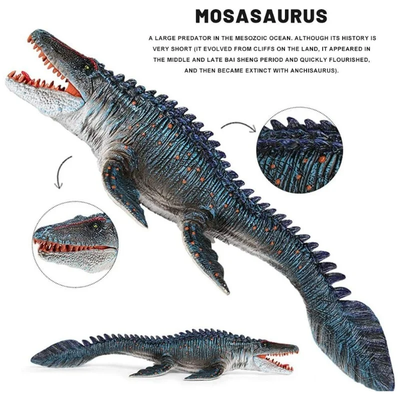 

F2 Lifelike Dinosaur Realistic Figures Mosasaurus Dinosaur Model Perfect Dinosaur Toys For Collector Decoration Party Favor