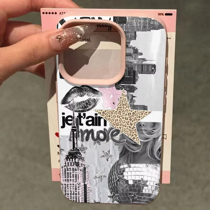 Stylish Tower Light Ball Lichee leather pattern Phone Case For Oppo Reno15 Reno14 Reno13 Reno12 Reno11 10 8 7 T F Z Pro 4G 5G