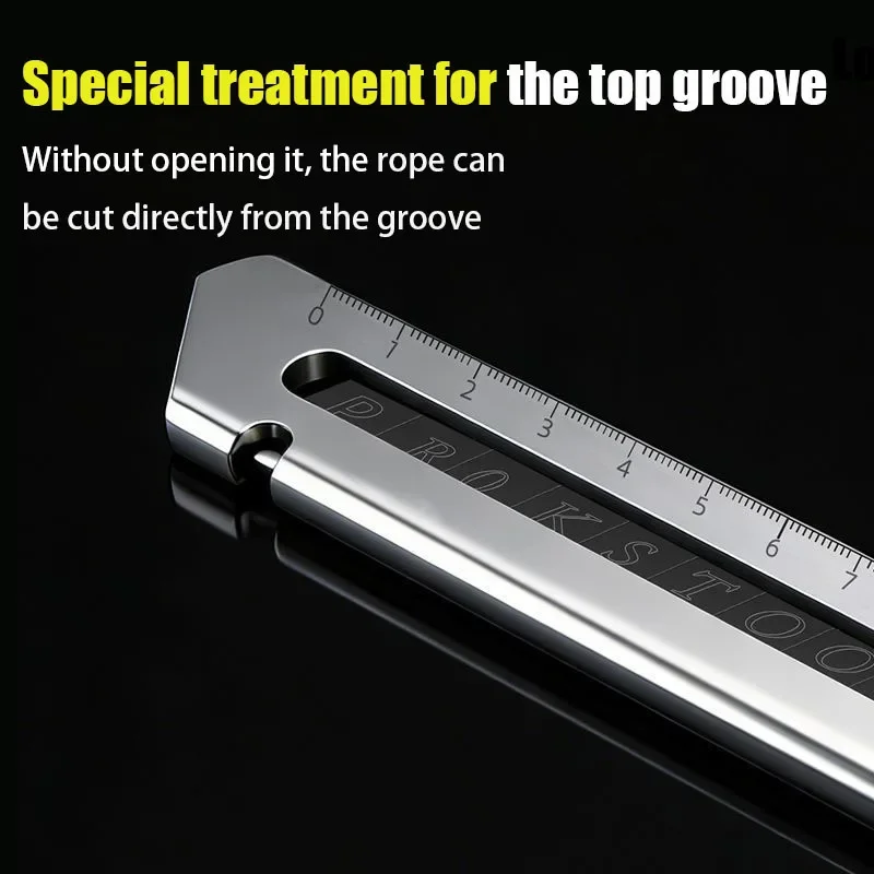 6 in 1 Stainless Steel Utility Knife with Thickened Metal Knife Holder Multifunctional Wallpaper Multifunctional Utility Knife