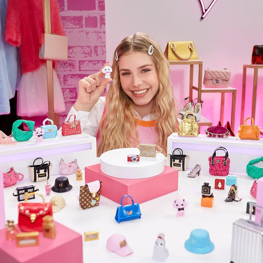 Zuru Mini Brands 5 Toys Surprise Original Miniature Toy Mini Bags Luxury Brand Mystery Blind Box Fashion Bag Shoe Ball Toys Gift