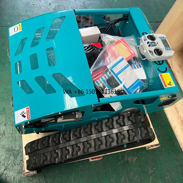 

Automatic Cat Mower for Dam Steep Slopes Remote Control Clearing and Weeding Machine for Lawn Care