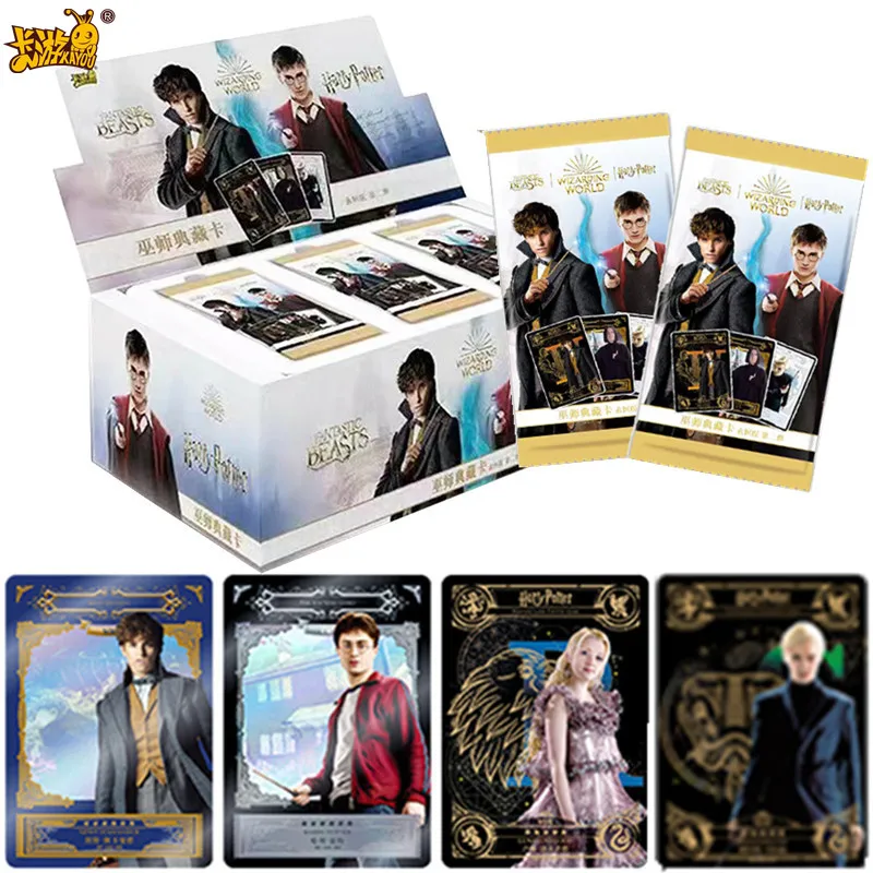 6/18/30pcs Harry Potter KAYOU Original Cards Eternal Version Flash Collection Magic Ron Hermione Albus Toy Birthday Gift