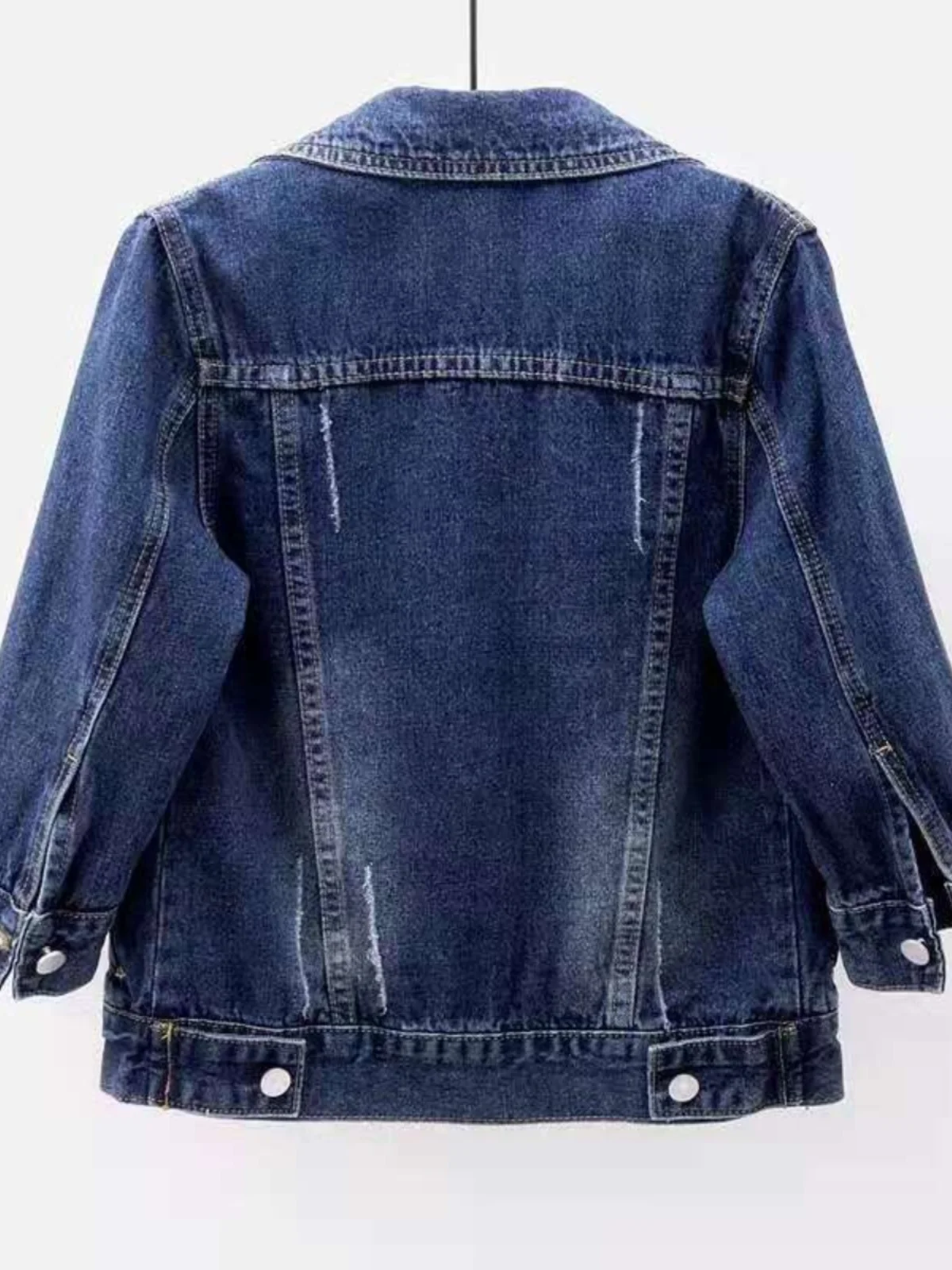 

Women's Jeans irt Regular Sve Length ort Sle Commute Cotton Blend Button Detail Collar Seven-Foot-Sve Coat