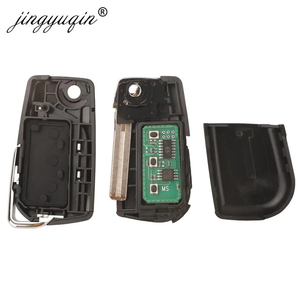 Jingyuqin GQ4-73T /HYQ12BFA 314Mhz H (8A) Chip zdalny kluczyk samochodowy dla Toyota RAV4 Camry Corolla 2015 2016 2017 2018 2019 2020 2021