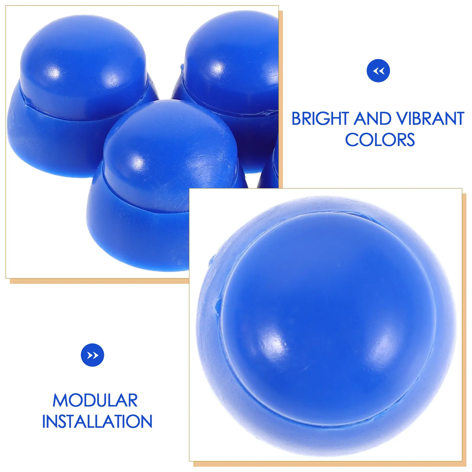 10Pcs Vibrant Playground Screw Protection Caps Heavy-Duty Plastic Bolt Safety Covers Uv Resistant for Slide Bolt Covers Swing - view 5