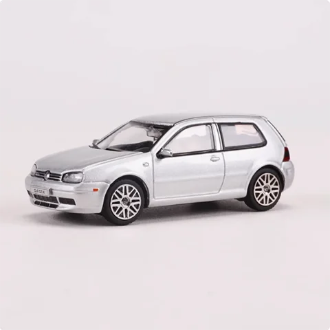 GCD 1:64 Skala Golf Mk4 Bilsimulering Legeringsbilmodell Presenter Fordonsleksaker Dekoration Samling Och Display 12 best sales VW Golf 4 Miniatyr - №5
