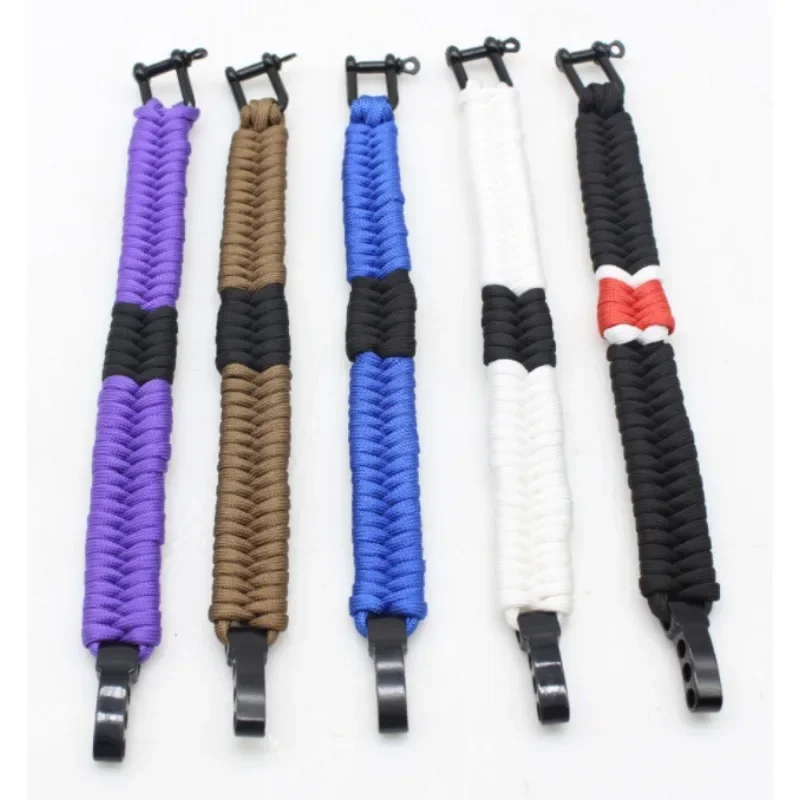 7-Core Brazilian Judo Paracord U-Shape Adjustable Buckle Braided Bracelet Wilderness Emergency Camping EDC Accessories