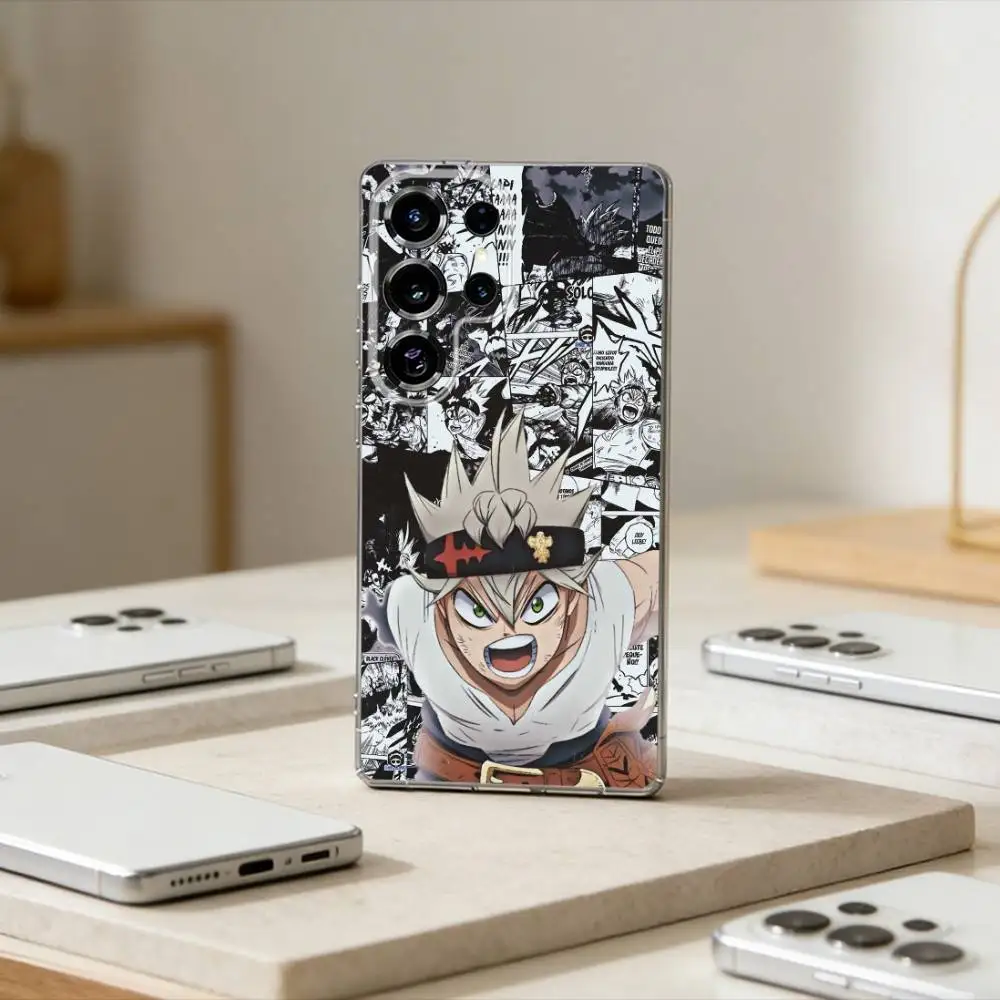 A-Asta BCA Phone Case For Samsung S25,S24,S21,S22,S23,S30,Ultra,S20,Plus,Fe,Note,10,9,5G Transparent Cover