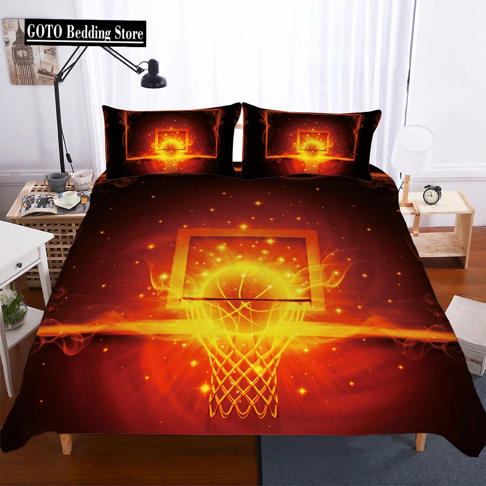 

Housse De Couette 2 Personnes Egyptian Cotton Bedding Boy Duvet Cover Sets 2/3pcs Bed Linen Sets Football Cover Set for Beds