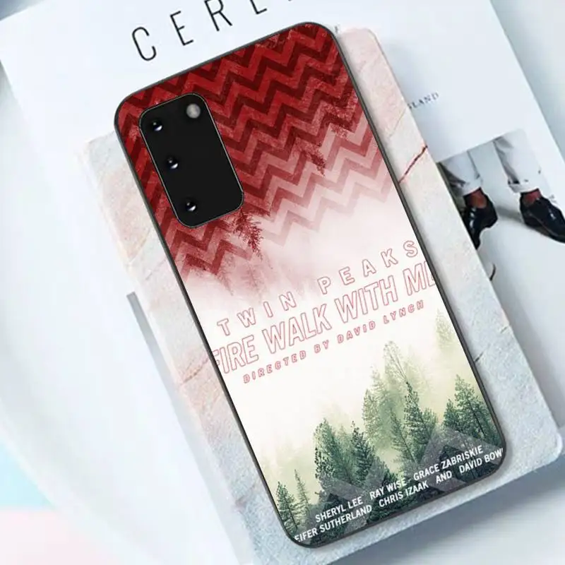 Welcome To Twin Peaks Phone Case for Samsung S20 lite S21 S10 S9 plus for Redmi Note8 9pro for Huawei Y6 cover