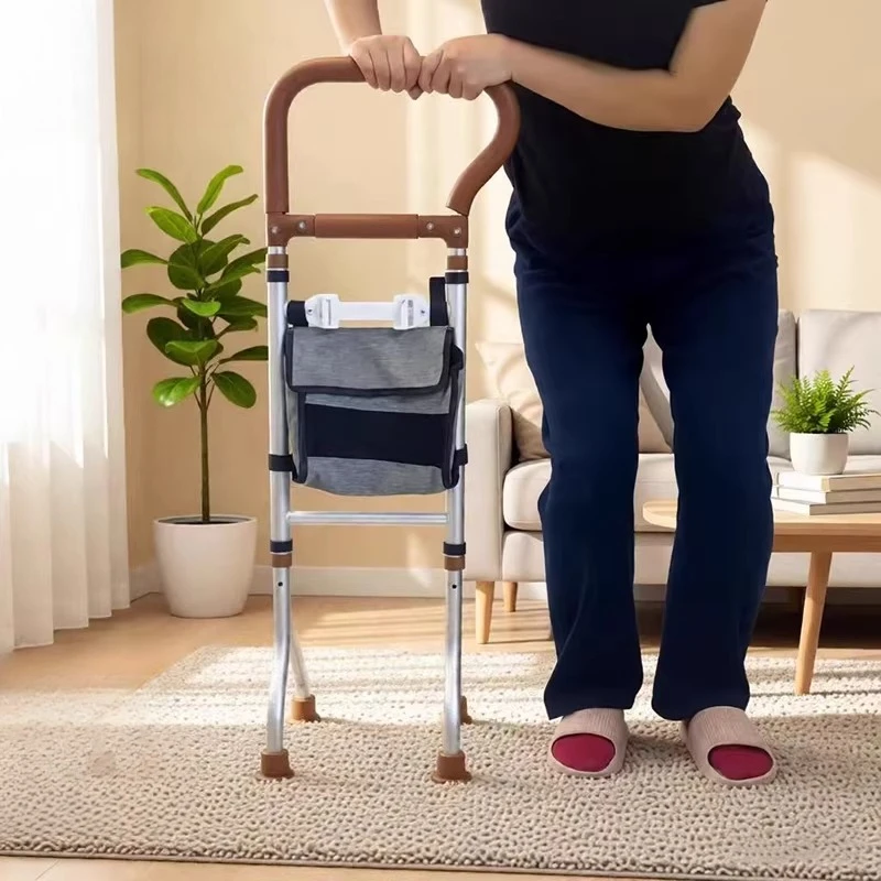 Bedside Handrail with Perforated Holes for Elderly People, Bedside Grab Bars, Bathroom Standing Aid Rail for Elderly Get-up Aids