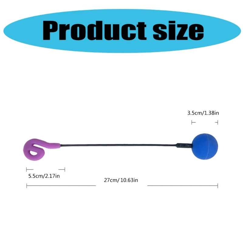 1 Pc Whale Sounds Gong Resonant Mallet Friction Gong Mallet Replacement Double Head Gong Wand for Sound Healing, Meditation