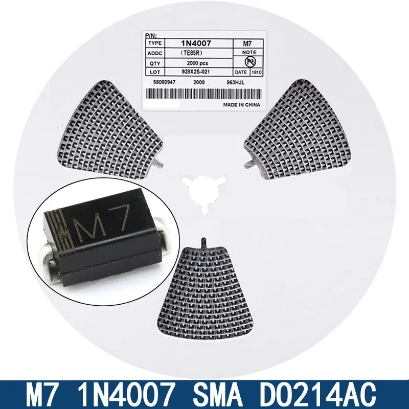 2000PCS 1N4001 M1 1…