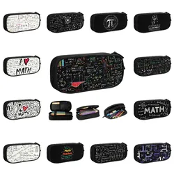 Customized Amazing World Of Mathematics Cute Pencil Cases Boys Gilrs Large Capacity Math Teacher Pencil Bag School Accessories