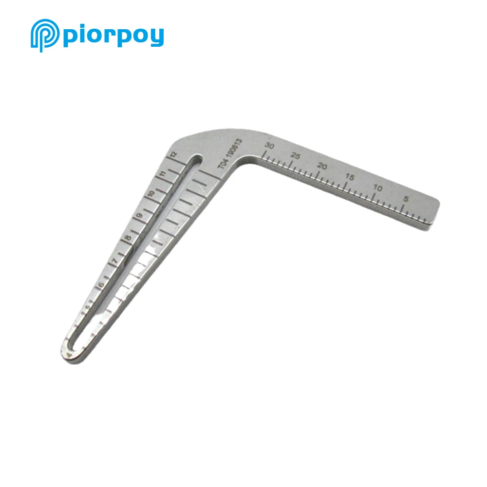 PIORPOY Dental Implant Guide Set Oral Planting Positioning Guide Plate Borehole Locator Dental Scale Guide Ruler Tools Dentist