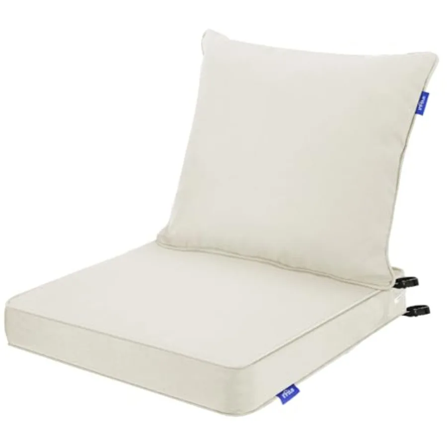 

Глубокие подушки для сидений, уличные подушки для мебели, подушки для сидений и спинок садовой мебели, съемные подушки для патио со съемным чехлом