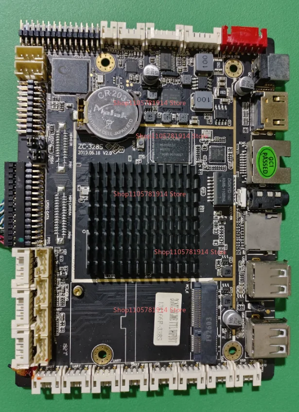 For The Original ZC-328S Network Advertising Machine Main Board 2G16G Multimedia Decoding Industrial Control Board