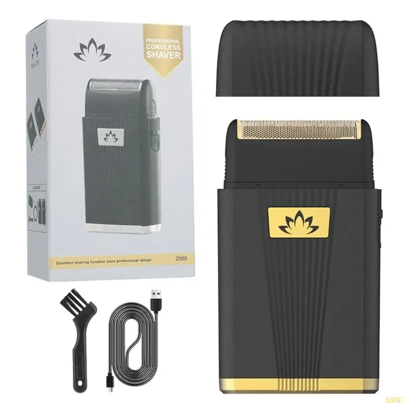 A0NC للرجال المتبادلة اللاسلكية الحلاقة الكهربائية مع إعادة الشحن القابلة للشحن سويبرن لوكيلر ماكينة الحلاقة متعددة الوظائف.