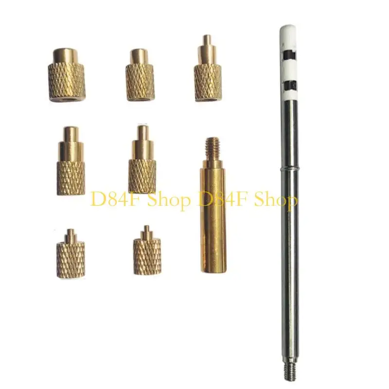 

D84F Stainless Steel Tip Adapter Heat Set Insert Tool for Accurate Thread Insertion