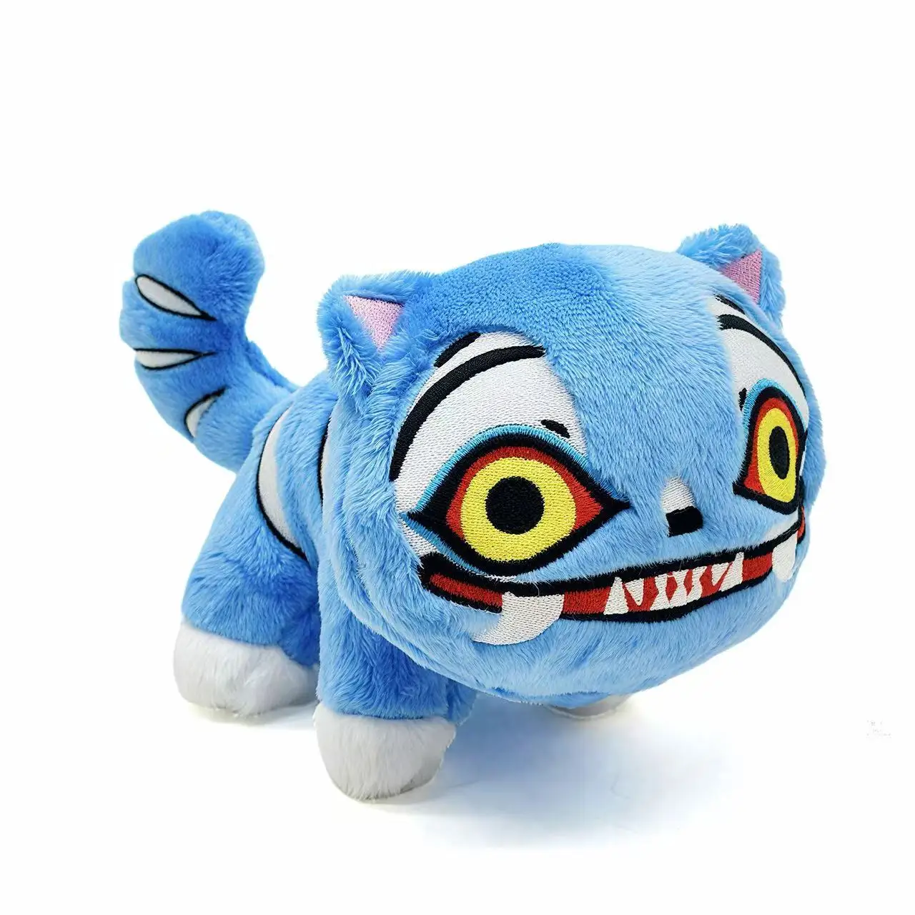 Anime Kpop Demons Hunters Pluche Schattige Paarse Tijger Zwarte Hoed Ekster Met 3 Ogen Monster Hunt Girl Group Gevuld Kerstcadeau