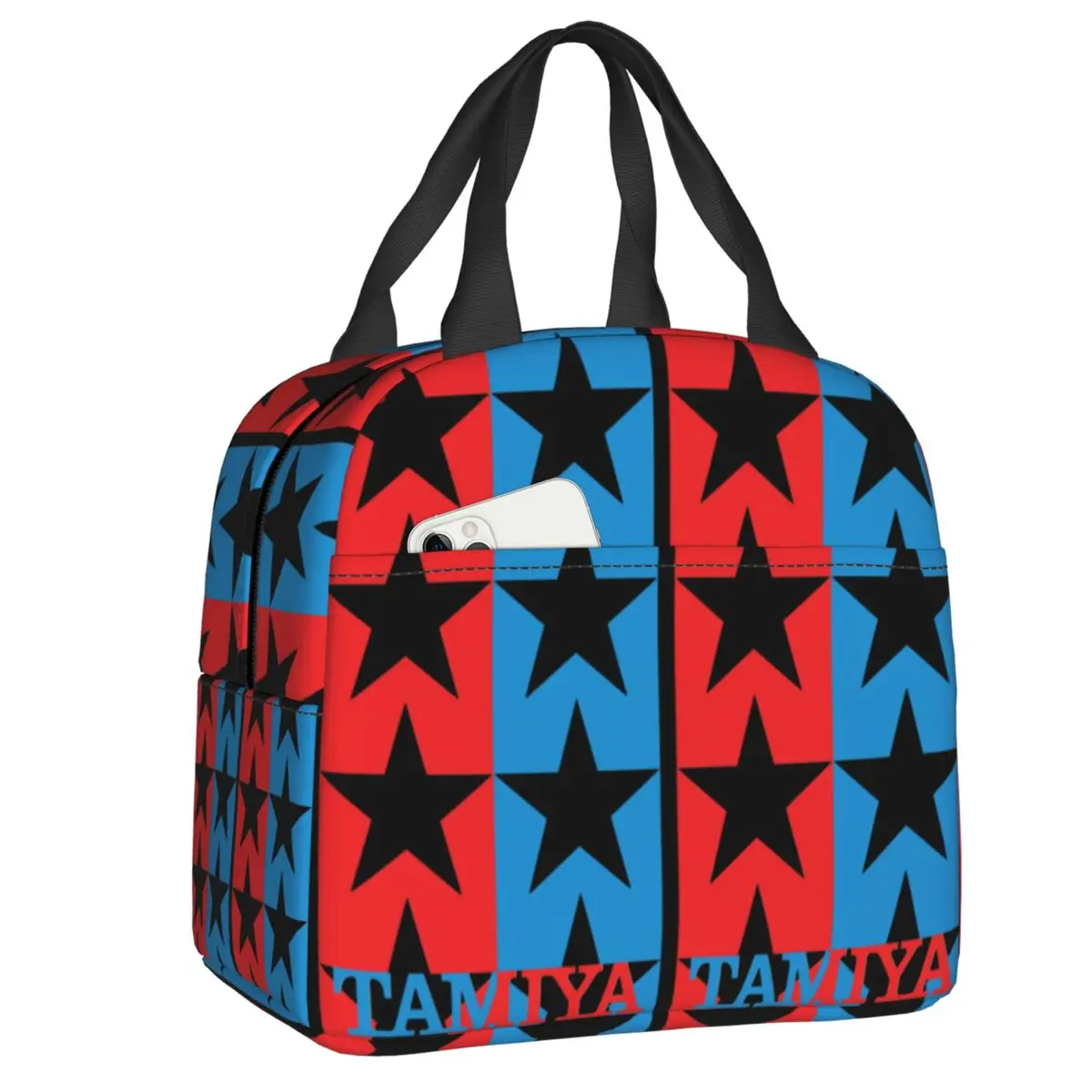 Custom Tamiyas Insulated Lunch Bag for Women Leakproof Thermal Cooler Lunch Box Beach Camping Travel