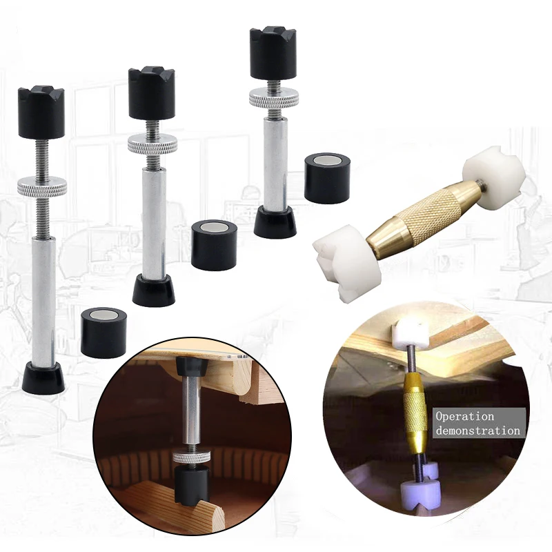 Guitar Repair Tools Refined brass de goma tornillo tuerca soporte  mantenimiento guitar body support unglue