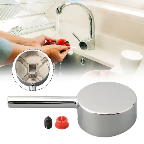 Faucet Handle Trip Lever Water Tap Handle Replacement Faucet Tap Handle For Kitchen Bathroom Plated Taps Accessories