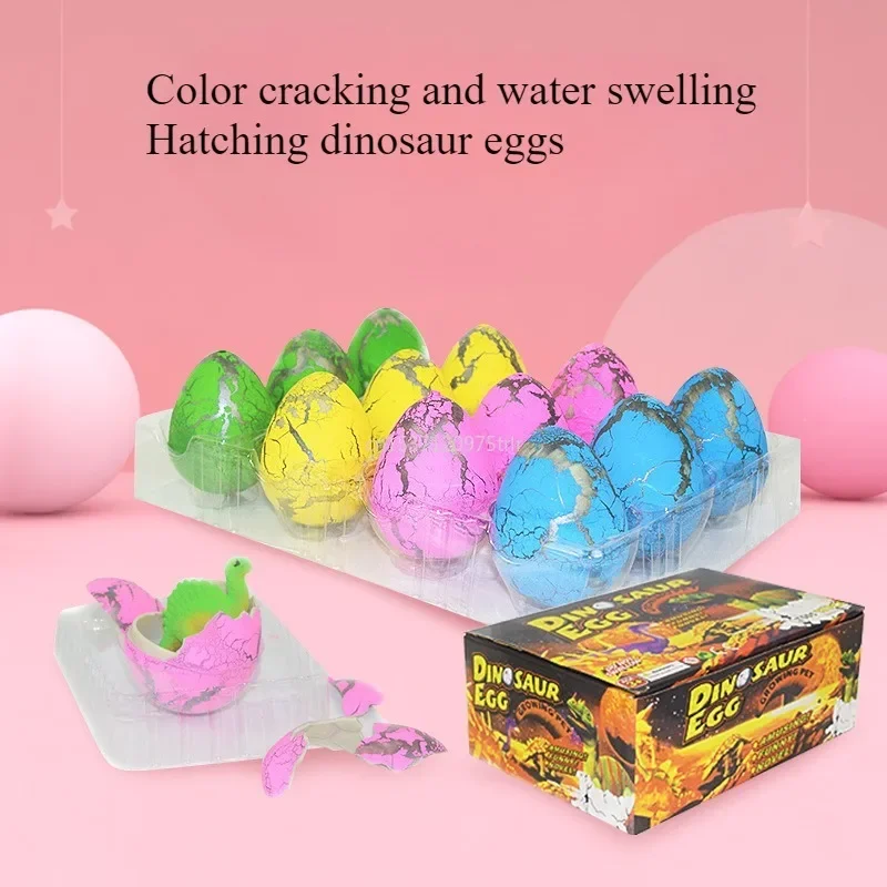 1pcs Magic Dinosaur Eggs Hatching in Water Growing Dinosaur Egg Animal Breeding Educational Toys for Children Kids Gifts