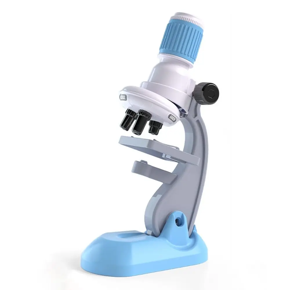 200x 600x 1200x Children Microscope Kit Adjustable Educational Toy Pocket Microscope Observing Bacteria Biological Science