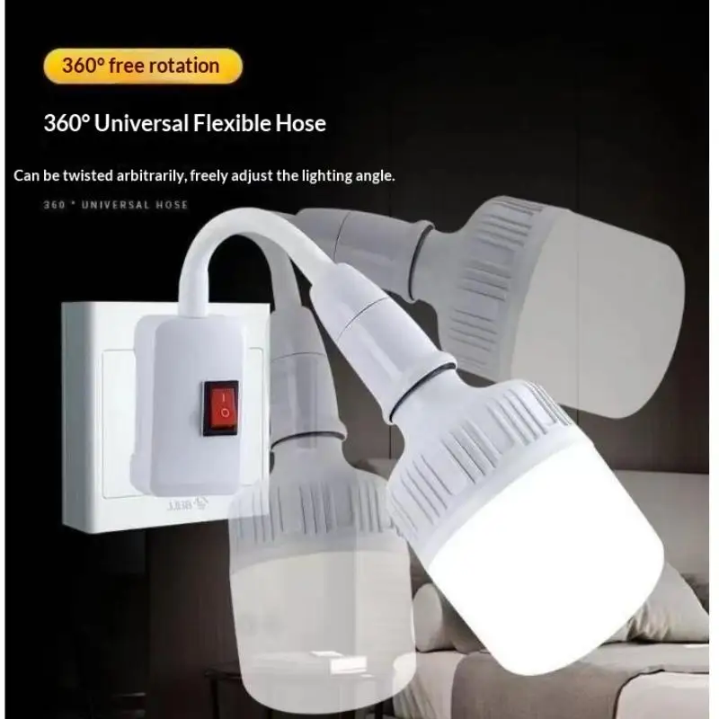 Lamp Holder E27 Socket Lamp Bulb Holder Light Socket With Switch Energy Saving LED Table Lamp Led Base Lamp Base