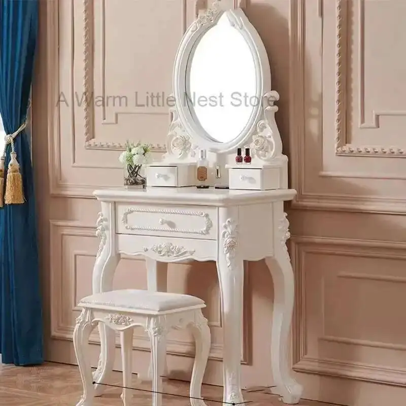 

Bathroom European Simple Vanity Cheap Table Women Bedroom Vanity Table Makeup Drawer Tavolo Da Trucco Table Home Decoration