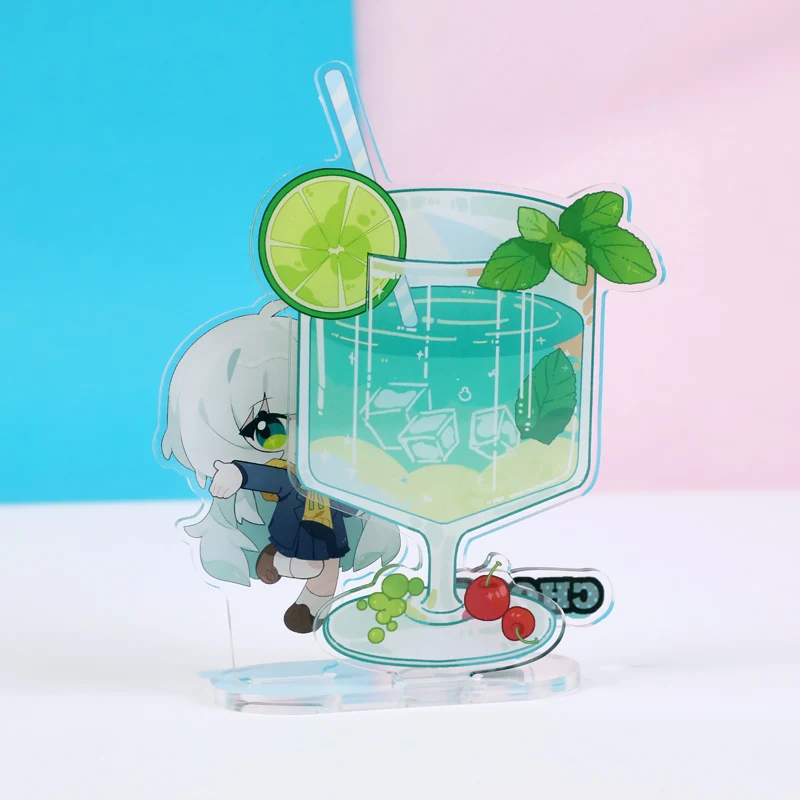 Custom Acrylic Stand Personalized Anime Cartoon Character Standing Transparent Double Sided Printing Photo Standees
