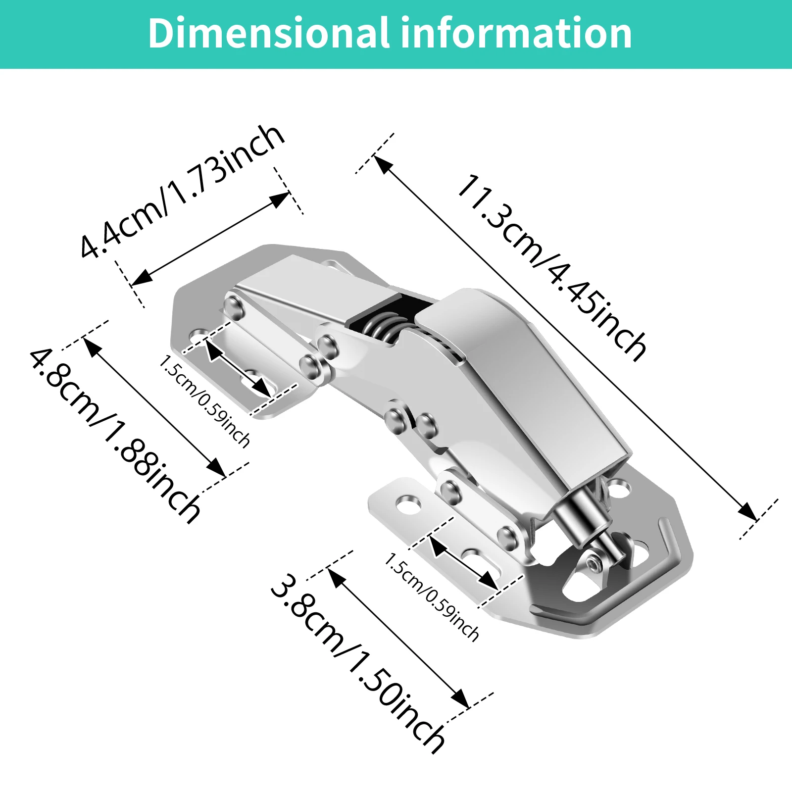 10/20Pcs Cabinet Door Hinge With Screws For Furniture Soft Close Hydraulic Hinge Steel Concealed Cupboard Hinge For Kitchen