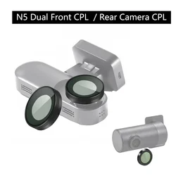 for DDPAI N5 Dual HD Lens Dust Protection Anti Glare CPL Filter For DDPAI Rear Camera CPL Filterfor DDPAI N5 Static Sticker