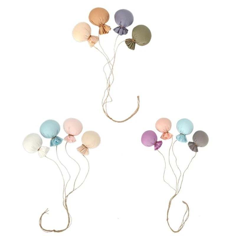 

Newborn Photo Props Colorful Balloon Set Baby Photoshoot Background Accessory G2TD