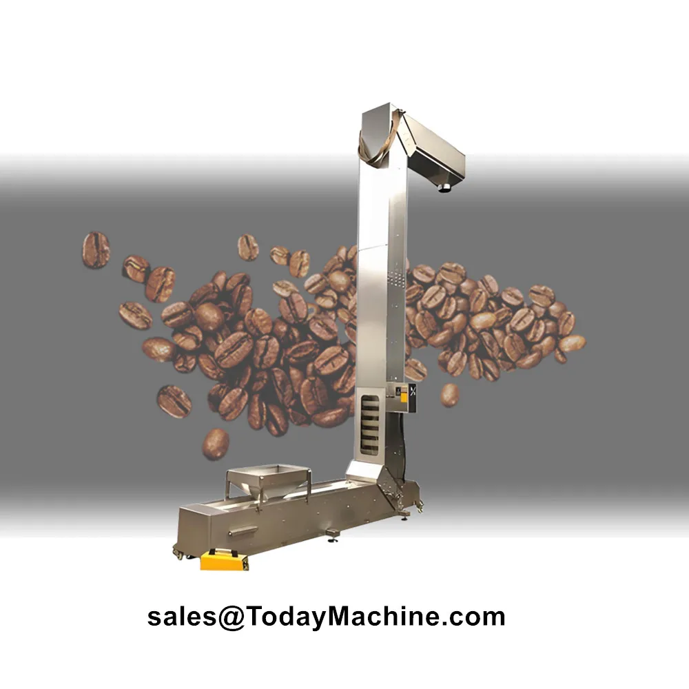 Food Flour Wheat Salt Buckets Z Elevator Conveyor Machine