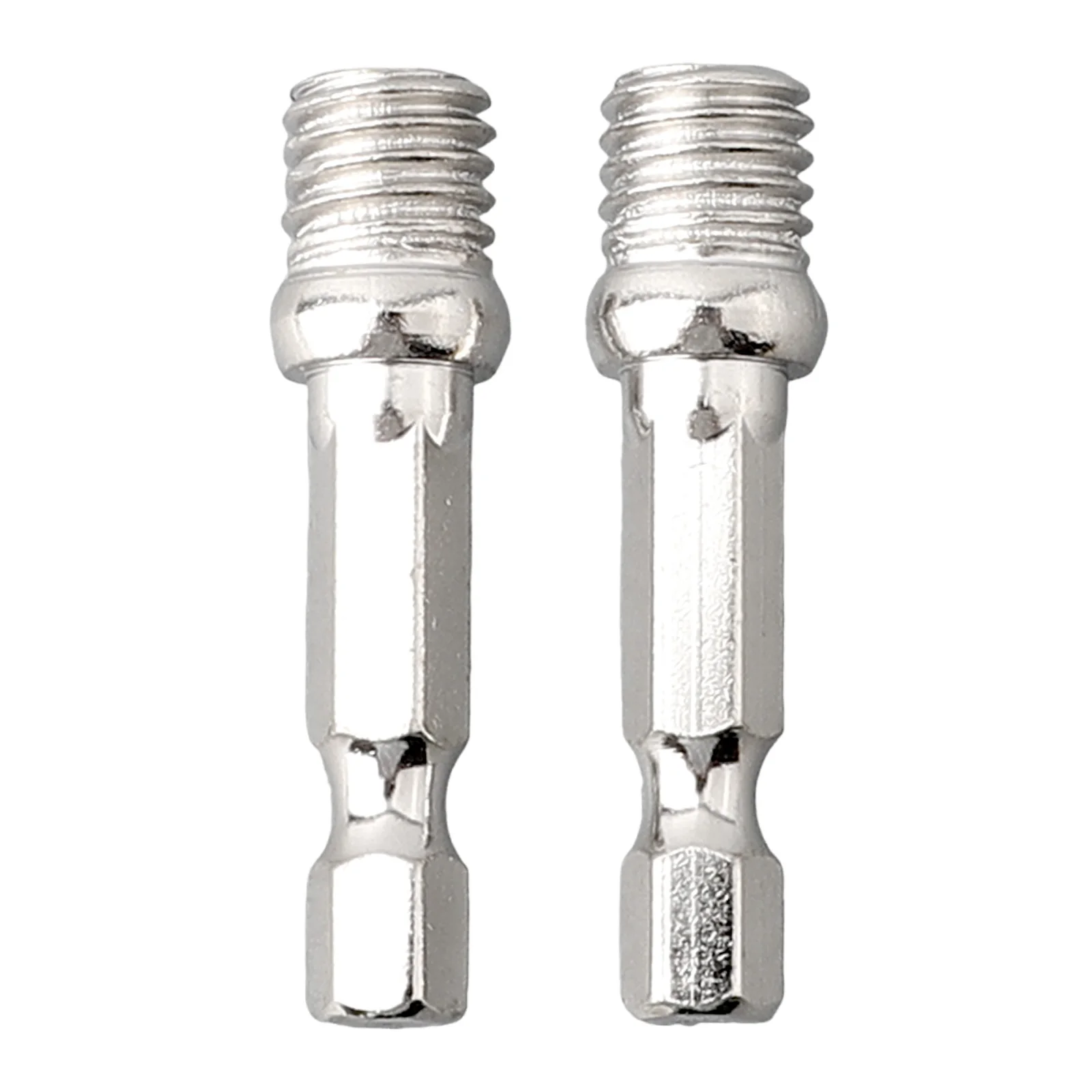 2/4pcs1/4 Hexagon Connecting Rod Adapter Drill Chuck M10 Polishing Disc Connection Conversion Rod For Angle Grinder Power Tools