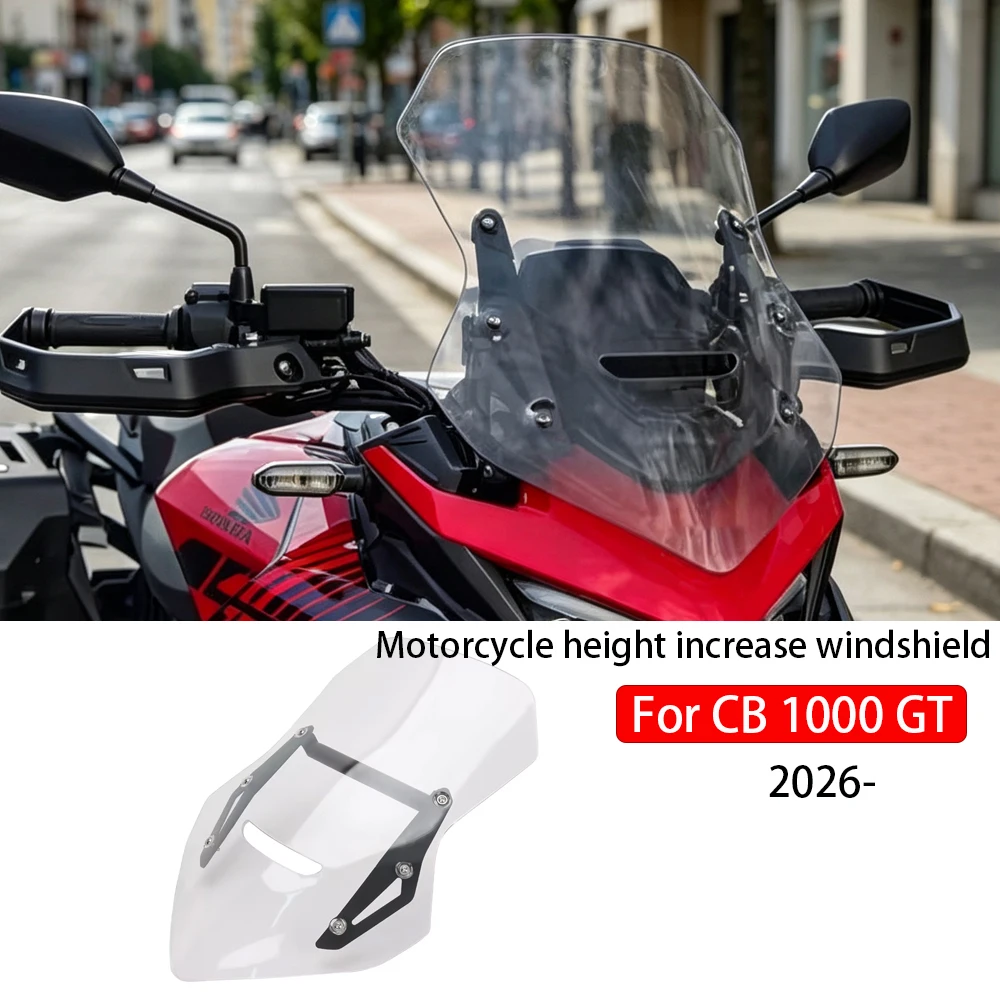 For Honda CB1000GT CB 1000 GT 2025-2026 New Motorcycle 95mm windshield Original height increase Touring Windshield Accessories