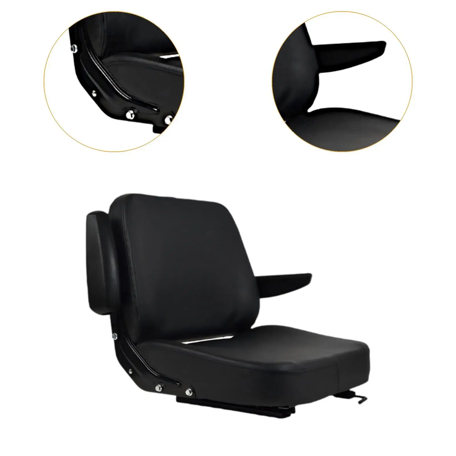 مقعد الرافعة الشوكية العالمي قابل للتعديل وسهل التركيب، ملحقات الرافعة الشوكية البديلة المريحة للمركبات الزراعية