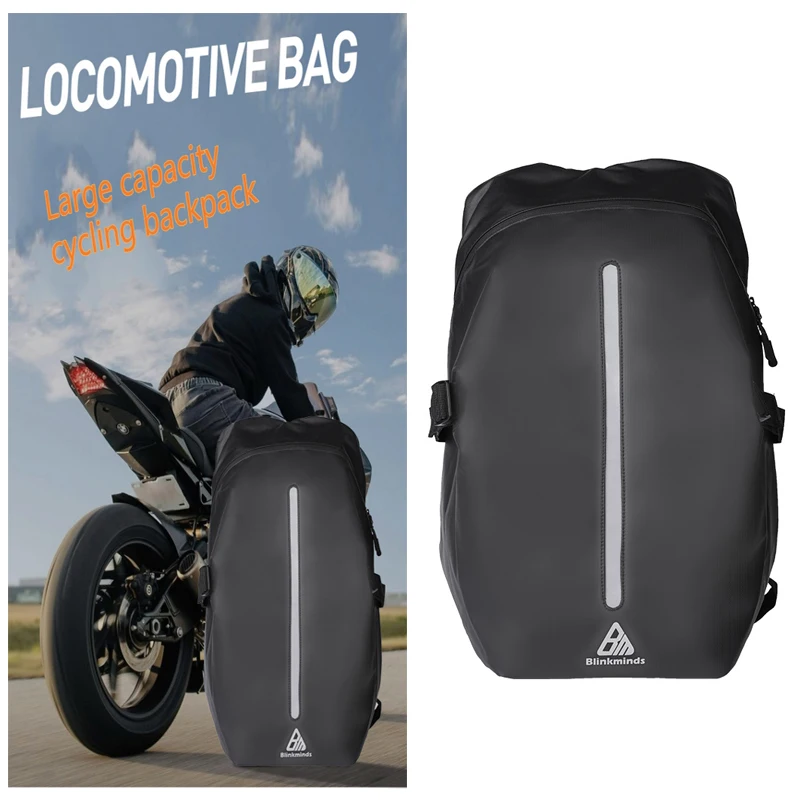 

Уличная мотоциклетная сумка, водонепроницаемая многофункциональная сумка для шлема с защитой от брызг, пригородный велосипедный рюкзак для компьютера, путешествия, пеший туризм