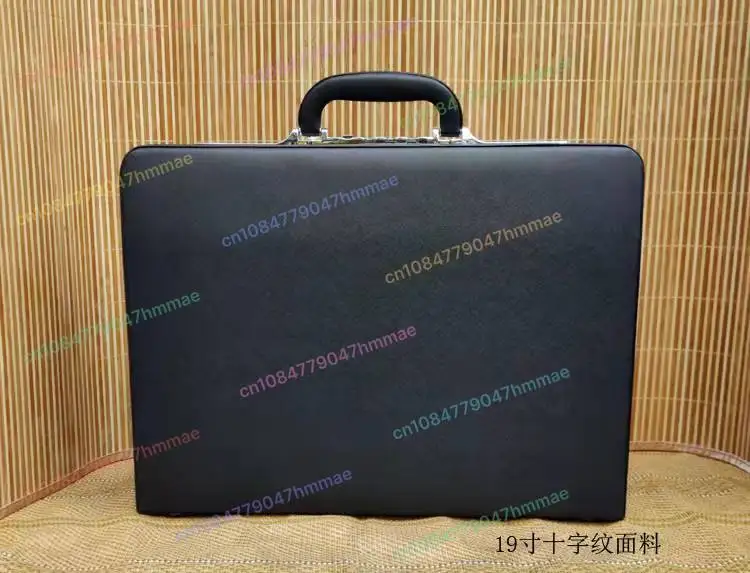 1 stuks ultradunne draagbare aktetas, zakelijk wachtwoord, multifunctionele computerkast, 14 inch archiefkast