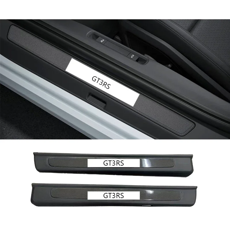 LED Illuminated Carbon Fiber Upgrade Kit for 718 & 911 New Condition Performance Parts with Welcome Threshold Strip