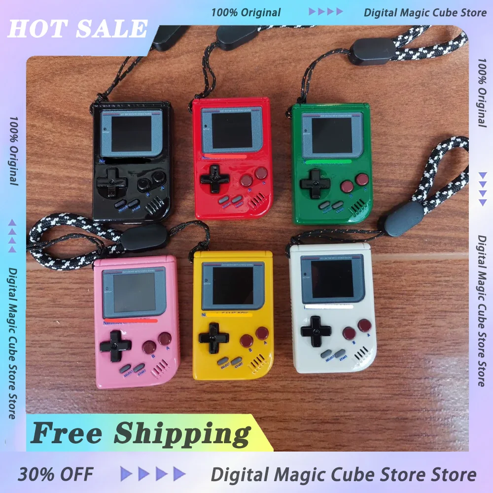 

FOR Micro GameBoy Super Mini Console Version Upgrade GB Mini Handheld Console GAMEBOY Key Fob Portable Customized Gamer Gifts