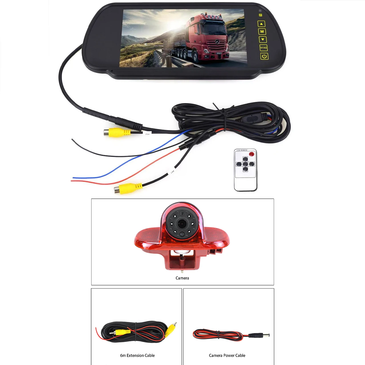 

High Definition Waterproof IR Night Vision Rear View Backup Brake Light Camera For Renault Trafic 2001-2014 Opel/Vaxhall Vivara