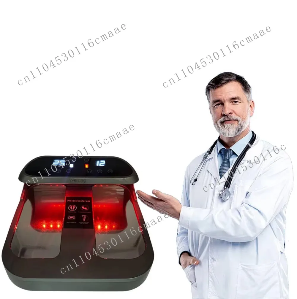 YR-P08 Factory Price ODM OEM Terahertz Foot Massager ABS+Stainless Steel Muscle Relaxation Therapy Improved Blood